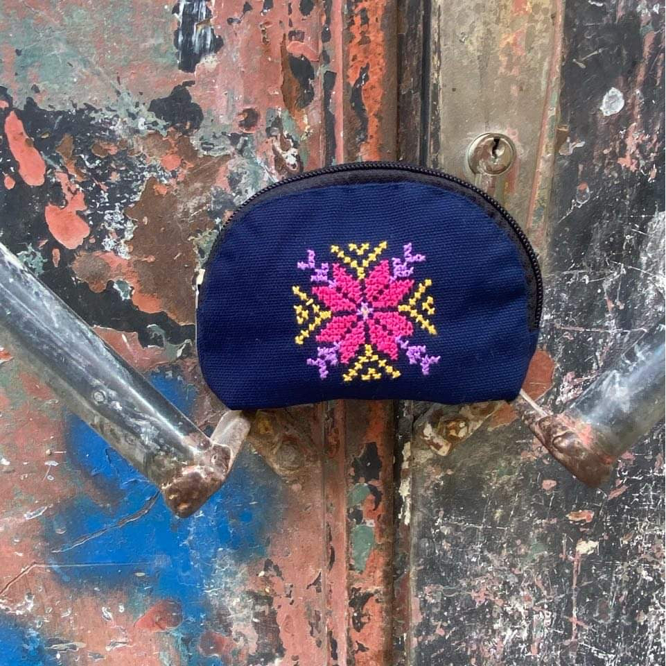 Mini Palestinian Embroidered Pouch